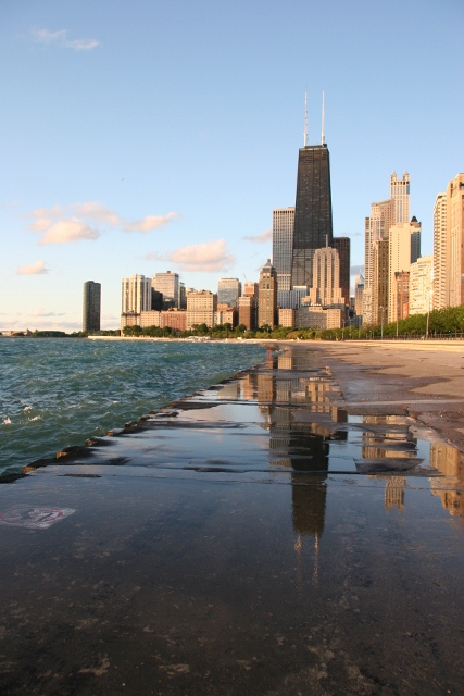 Chicago Lakefront Gallery- Refleced Skyline-Chicago Originals
